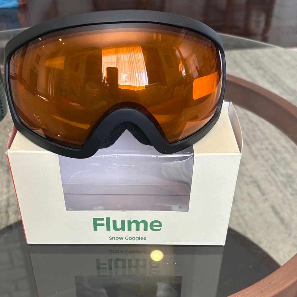 Flume Black and Orange VR Goggles